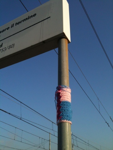 Yarn Bombing in Settimo